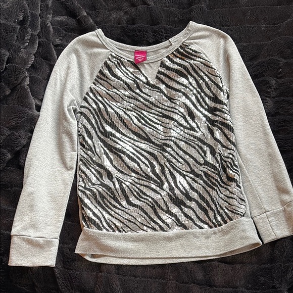 Zebra Print Kids Sweatshirt - Picture 1 of 4
